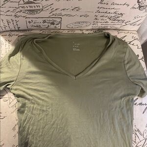 A New Day Green Fitted Short Sleeve T-Shirt